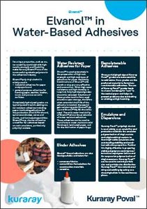 Elvanol water-based Adhesives
