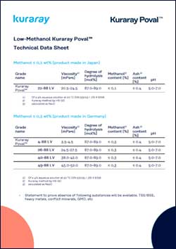 TDS Poval Low Methanol 